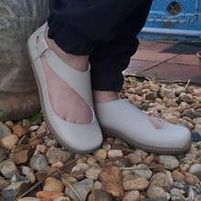 Women's Sneakers Scarpe Shoes Doll Casual Retro Comfort - 糯米白色 - 查看 3