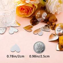 100pcs Heart Mirror Stickers, 2cm Small Heart Stickers, For Diy Home Living Room Bedroom Decoration, Self-Adhesive Acrylic Wall Stickers,Stickers,Wall Decal, Vinyl Decal For Home Decorations,Spring Decoration Items Refresh Your Home,Rama Decoration Stickers Gifts Birthday Graduation Mirror Wall Wall Decor Wall Mirror Mirror For Room Bathroom Decor Living Room Decor