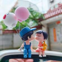 Cute Cartoon Couples Decorative Car Accessories, Dashboard/Interior Decor, Gift For Boys & Girls