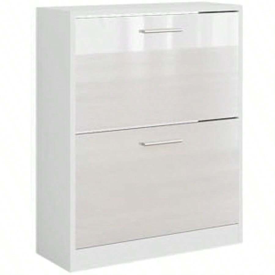 Shoe Cabinets - 白色高光1 - 查看 1