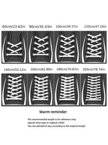 1 paire de lacets larges à la mode de style Ins, accessoires décontractés pour chaussures