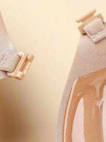 Sujetador adhesivo de 3 cm de grosor, sujetador invisible para vestidos sin espalda y sin tirantes para pechos pequeños, sujetador reutilizable para aumento de busto