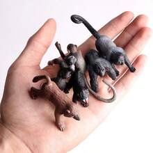 6/12pcs Simulation Monkey Animal Model Set Chimpanzee Model Children's Education Toy Cake Decoration Halloween Christmas Gift - Multicolor - View 7