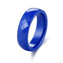 1 Piece Men's Ceramic Ring Fits Size 7-13 14 15 Rings For Men 6mm-Wide
