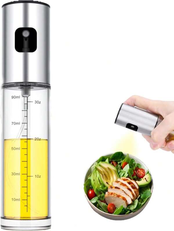 Oil Sprayer For Cooking,100ml Olive Oil Spritzer,Oil Sprayer For Air Fryer, Salad,BBQ,Roasting