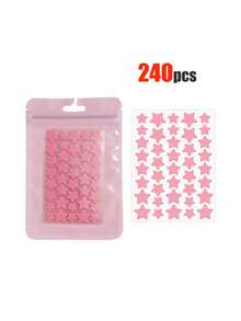 240张贴纸套装，包含封面贴纸、五角星派对贴纸、星星贴纸、装饰贴纸、装饰配件，适用于派对、派对脸部装饰贴纸、节日派对装饰贴纸，仅供装饰用途。价格实惠，可用于房间装饰、梳妆台、旅行、卧室等场合，是圣诞礼物、化妆品、化妆工具的理想之选，也是馈赠佳品，尤其适合作为女士礼物或圣诞礼物。 - 彩色 - 查看 11