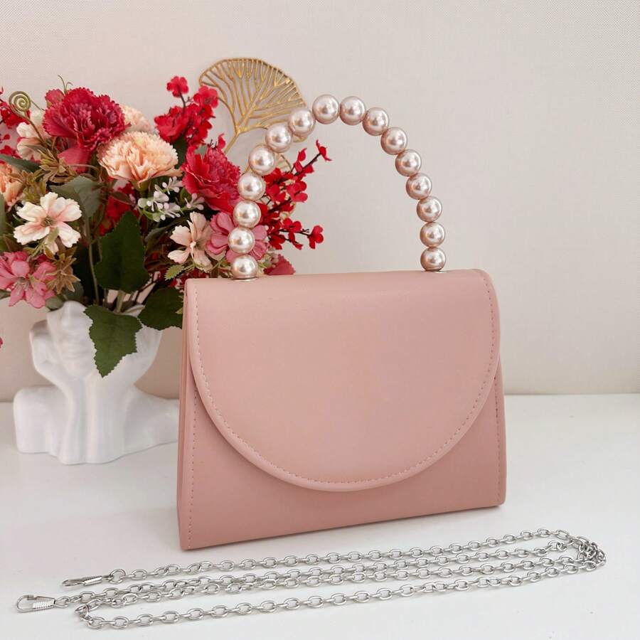 Pochette Clutch Da Donna In Ecopelle, Elegante Per Festa E Matrimoni