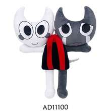 Dandy's World Pebble Vee Rodger Flutter 动漫游戏世界毛绒玩具，复活节家庭派对装饰，毛绒玩偶礼物，适合游戏爱好者，儿童礼物，生日装饰，家居装饰