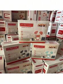 Ventilador eléctrico de mesa con luz y función de Banco de energía, portátil,escritorio, recargable, solar, 12 pulgadas - Blanco - Ver 2