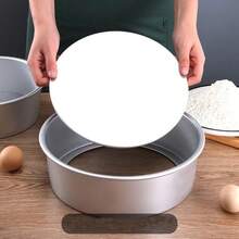 2/4/5/6/8 Inch Aluminum Alloy Non-Stick Round Cake Bake Mould Pan Removable Bottom Kitchen Tool Baking Tin Pan - Silver - View 9