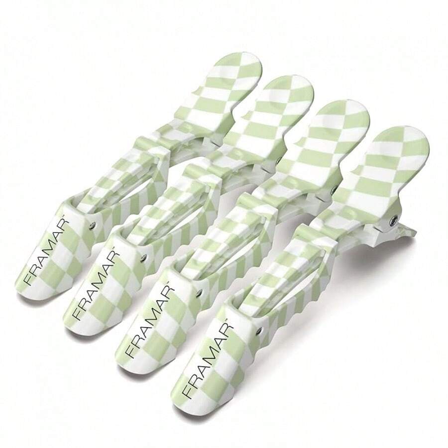 FRAMAR Neutral Alligator Clips Hair Styling 10 Pack – Professional Alligator Hair Clips Women, Hair Clip Women, Salon Hair Clips Styling – Firm Hold Without Slippingvalentine's Day FXTS - 格子 - 查看 1