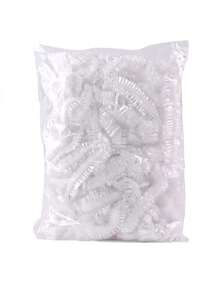 HMQ beauty 50 件/套一次性无菌发网/发帽，适用于艺术化妆、眉毛微刀片、浴帽、弹力浴帽、防水美发沙龙帽、头发护理帽、酒店发帽