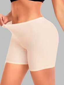 Werena Slip Shorts For Under Dresses Women Smooth Boyshort Panties Seamless Underwear Under Shorts - Apricot - View 1