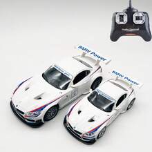 BMW Z4 GT3 Zdalnie sterowany samochód 1/24 2.4GHz 2WD RC Drift Car, 18KM/H+ High Speed RC Cars Racing Car z fajnymi światłami, samochód zabawkowy dla dzieci - Biały - Zobacz 3