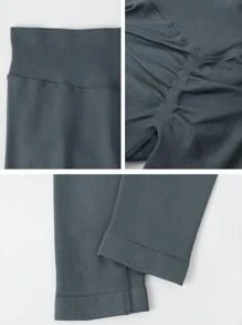 NcmRyu 1 Stück Damen nahtlose Shapewear Leggings mit hoher Taille, formend und hebend, für Lässig und Sport