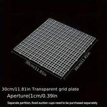 多功能 PVC 鱼缸隔离板分隔器 - 轻松整理和分隔水族箱 - 适合所有鱼类 - 彩色 - 查看 3