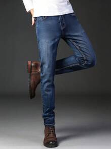 Men's Casual Slim Fit Business Skinny Jeans