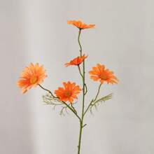 1PC/6pcs Realistic Daisy Artificial Flowers - Lifelike Chamomile Bouquet For Wedding/Home Decor, Mother's Day Gift & Party Arrangements
