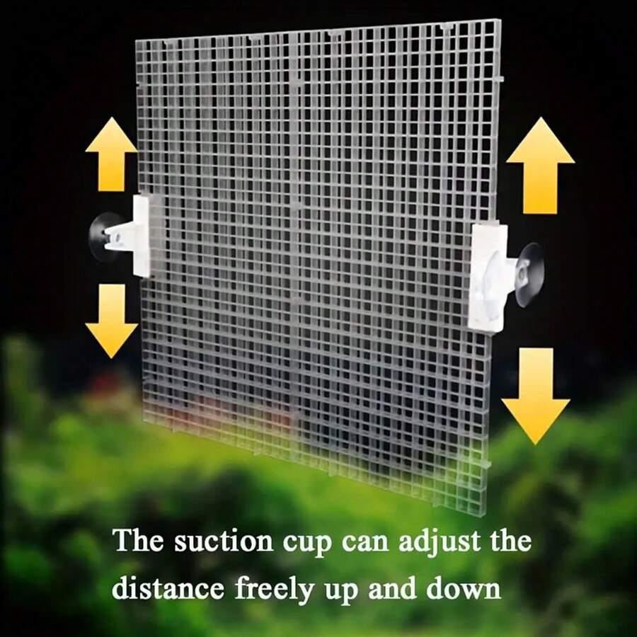 多功能 PVC 鱼缸隔离板分隔器 - 轻松整理和分隔水族箱 - 适合所有鱼类 - 彩色 - 查看 1