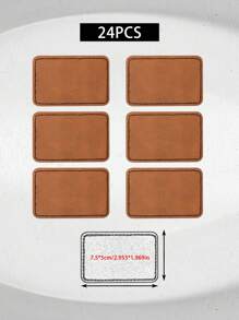 1 pieza Parche personalizado con adhesivo termofusible, pegatina de tela con contenido personalizado, parche rectangular para pantalones vaqueros, parche cuadrado para pantalones vaqueros, parche gris para pantalones vaqueros, parche marrón para pantalones vaqueros, parche marrón, parches personalizados en blanco con grabado láser, pegatina de tela rectangular para reparación de ropa y suministros de costura, parches personalizados especialmente para pantalones vaqueros