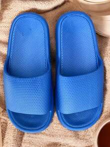 Sandalias Slide para mujer, sandalias gruesas y de buena calidad para mujeres, sandalias de suela ancho - Azul Marino - Ver 3