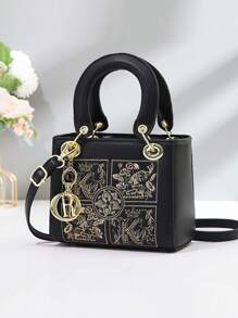 Nouă geantă de mână pentru femei, simplă, cu gradient, de culoare, clasică, elegantă, luxoasă, ușoară, versatilă, ocazională, de mare capacitate, pentru umăr/geantă crossbody, potrivită pentru toate anotimpurile