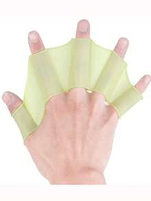 2 件/夏季硅胶游泳专用手脚蹼，适合青少年、成人自由泳划水、游泳手脚蹼游泳装备