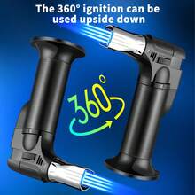 NetHong Blow Torch Lighter Refillable Butane Gas Micro Welding Soldering Brazing Tools(Butane Not Included!!!) - Black - View 2