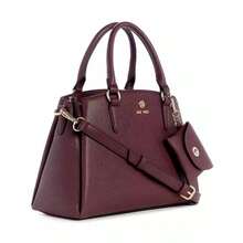Nine West Everyday Siera Tote - 米色標誌黃昏 - 查看 3