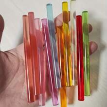 20pcs Multi-Color Transparent High-Strength Hot Melt Glue Sticks, Heat Resistant, Suitable For DIY Crafts And Home Repairs