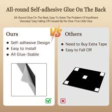 2-Pack Extra-Long Self-Adhesive Acoustic Wall Panels (94.5"X11.8") – Noise-Reducing & Stylish Wall/Ceiling Panels | Tool-Free Installation, Lightweight & Easy To Cut | Perfect For Home Theater, Studio, Living Room, Bedroom