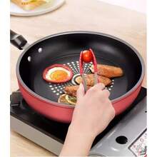 24 厘米新款不粘煎锅盖，两用煎炒锅，适用于电磁炉和燃气灶 - 彩色 - 查看 4