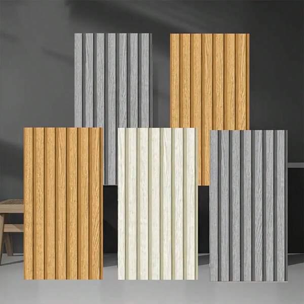 30 peças de papel de parede com design de grão de madeira com grade tridimensional de simulação retrô, adesivo de parede autoadesivo à prova d'água de alta qualidade, papel de parede decorativo com listras verticais, fácil de descascar e colar, adequado para painéis de decoração de parede de fundo de casa, salas de estar, quartos, escritórios, dormitórios e outras decorações para casa