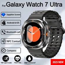 KENPANG Nuevo reloj inteligente Galaxy Watch 7 Ultra 2025, pantalla AMOLED de 1,43 pulgadas, llamada inalámbrica, control NFC, seguimiento de movimiento, brújula, múltiples modos de ejercicio, monitor de frecuencia cardíaca y rastreador de fitness, adecuado para Android e iOS, es un buen regalo. - Multicolor - Ver 12