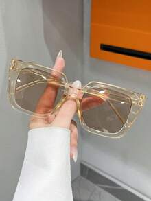 5pcs/Set Retro Cat Eye Sunglasses, Classic Decorative Suitable For Sports, Travel, Beach, Driving, UV Protection, Outings, Festivals, Street Style, Vacations, Sports, Fishing, Driving, Outdoor Activities, Hiking, Golfing, Street Accessories, Parties, Sun Protection Fashionable Shade Elegant Outfit Family Outings Travel Vacation Holiday For Summer Beach Vacation,Outdoor,Travel - 彩色 - 查看 9