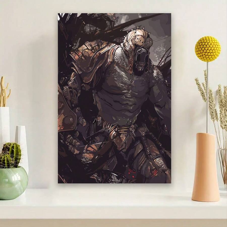 Framed  ,Gears Of War Game Poster,Hd Room Aesthetics Decor,Canvas Print Living Room, Bedroom, Bathroom, Kitchen, Office, Cafe Decor - Framed - View 1