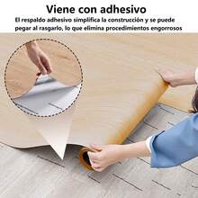 SHIXIONG Piso Vinilico Autoadherible Pvc,aislante térmico, resistente al aceite,resistente a las manchas,moderno y sencillo,apto para estudio,restaurante,cocina,entrada - 0001 - Ver 7