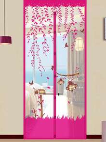 1 Pc Magnetic Mesh Curtain, Anti-Mosquito Bedroom Divider, Wind Proof Fly Proof Screen Door, Self-Adhesive Magnetic Soft Screen For Summer, Essential Home Protection Product - Multicolor - View 3