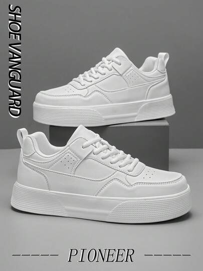 Men New Solid Color Canvas Shoes Casual Sneakers Couple Shoes, Great For Casual Jeans Sports Style