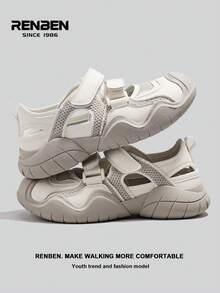 RENBEN زوج من أحذية المرأة المضادة للانزلاق للماء، أحذية كانفاس منخفضة القمة للتنزه/العبور في المياه/السباحة/التجوال، خفيفة الوزن وقابلة للتنفس لارتداء الشاطئ/التخييم/الحفلات في الصيف - بيج - مشاهدة 1