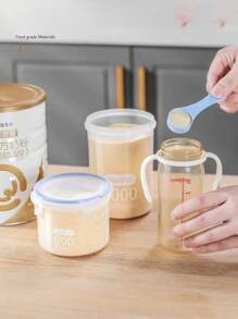 1 pezzo Contenitore per la conservazione dei cereali in plastica, barattolo di stoccaggio impermeabile, grande contenitore multifunzionale per la conservazione dei cereali, barattolo di stoccaggio per frigorifero da cucina, scatola per sigillare gli alimenti, barattolo per la conservazione dei cereali, scatola per alimenti spessa e trasparente, contenitore da cucina