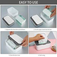 Car Tissue Box - BLANC - Voir 5