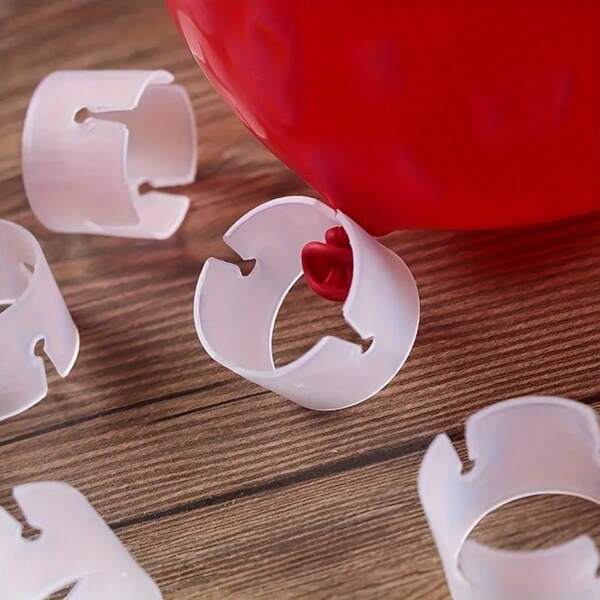 25/50 Pieces Balloon Arch Ring Buckles,Opening Arch Stand Snap,Balloon Closure Clips,Balloon Tying Tools - For Arch And Ring Balloon Decorations,Easy To Operate,Suitable For Party Supplies And Wedding Decorations