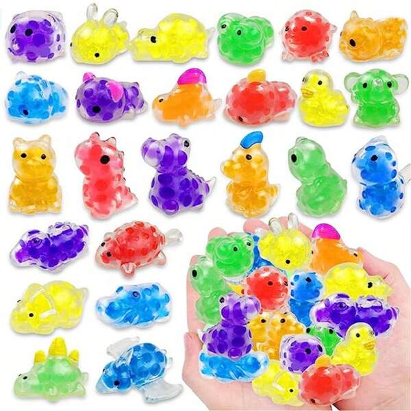 2/5/10/20/30/40PCS Mini Stressbal Fidget Speelgoed, Dinosaurus Zeedier Sensorische Knijpbal Speelgoed, Ontspanningsfeest Cadeau, Verjaardagscadeau, Stressverlichtings Speelgoed, Feest Goodie Bag Cadeau, Volwassen Goodie Bag Vulling, Feest Klein Cadeau, Goodie Bag Vulling, Pinata Vulling