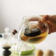 1pc Heat-Resistant Glass Soy Sauce Vinegar Bottle Creative One Pot Dual-Use Sealed Oil Pot Seasoning Soy Sauce Vinegar Oil Pot Soy Sauce Vinegar Bottle