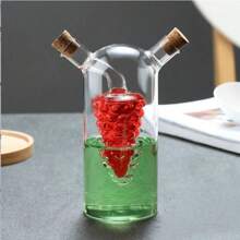 1pc Heat-Resistant Glass Soy Sauce Vinegar Bottle Creative One Pot Dual-Use Sealed Oil Pot Seasoning Soy Sauce Vinegar Oil Pot Soy Sauce Vinegar Bottle