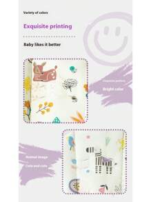 1 pieza Funda de cojín para silla alta de bebé, se ajusta a la mayoría de las sillas altas (sillas altas no incluidas)