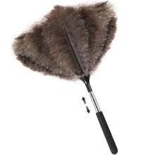 Feather Duster Extendable Reusable Feather Duster Cleaning Tools Feather Duster Extendable Adjustable Duster For Cleaning Ceiling Blinds Furniture Cars - Dark Grey - View 8