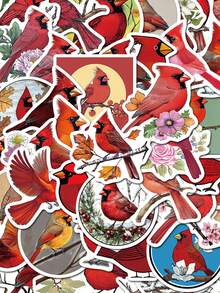 SCXXBSW 56pcs Cardina Cartoon Graffiti Stickers Decorative Water Cups Notebook Luggage Waterproof Stickers - Multicolor - View 14