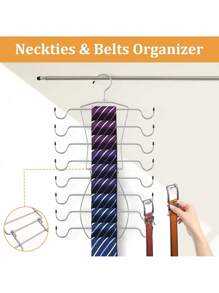 1pc Household Stainless Steel Folding Hanger, Underwear Underwear Drying Storage Rack Metal 8/4 Layer Underwear Bra Hook, Multi-Layer Thick Seamless Halter Vest Storage Rack